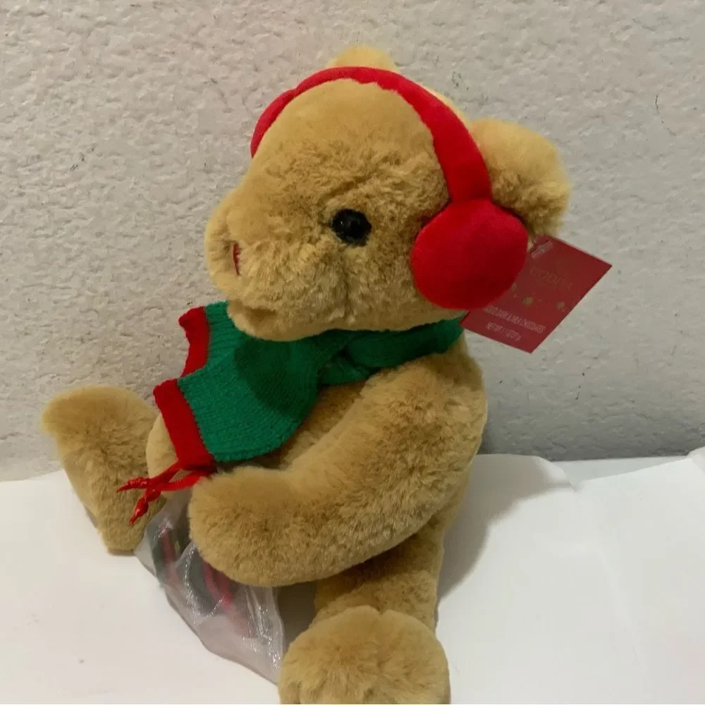 New NWT Godiva Teddy Bear Plush 2022 with Scarf